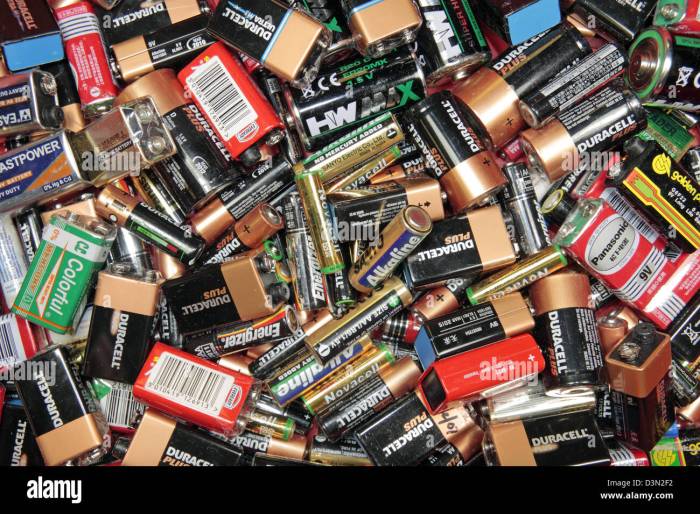 Batteries battery recycling used old dispose recycle erp