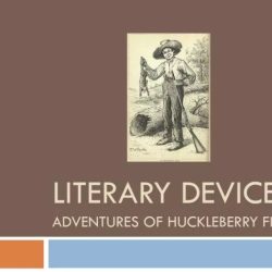 Literary devices in huckleberry finn